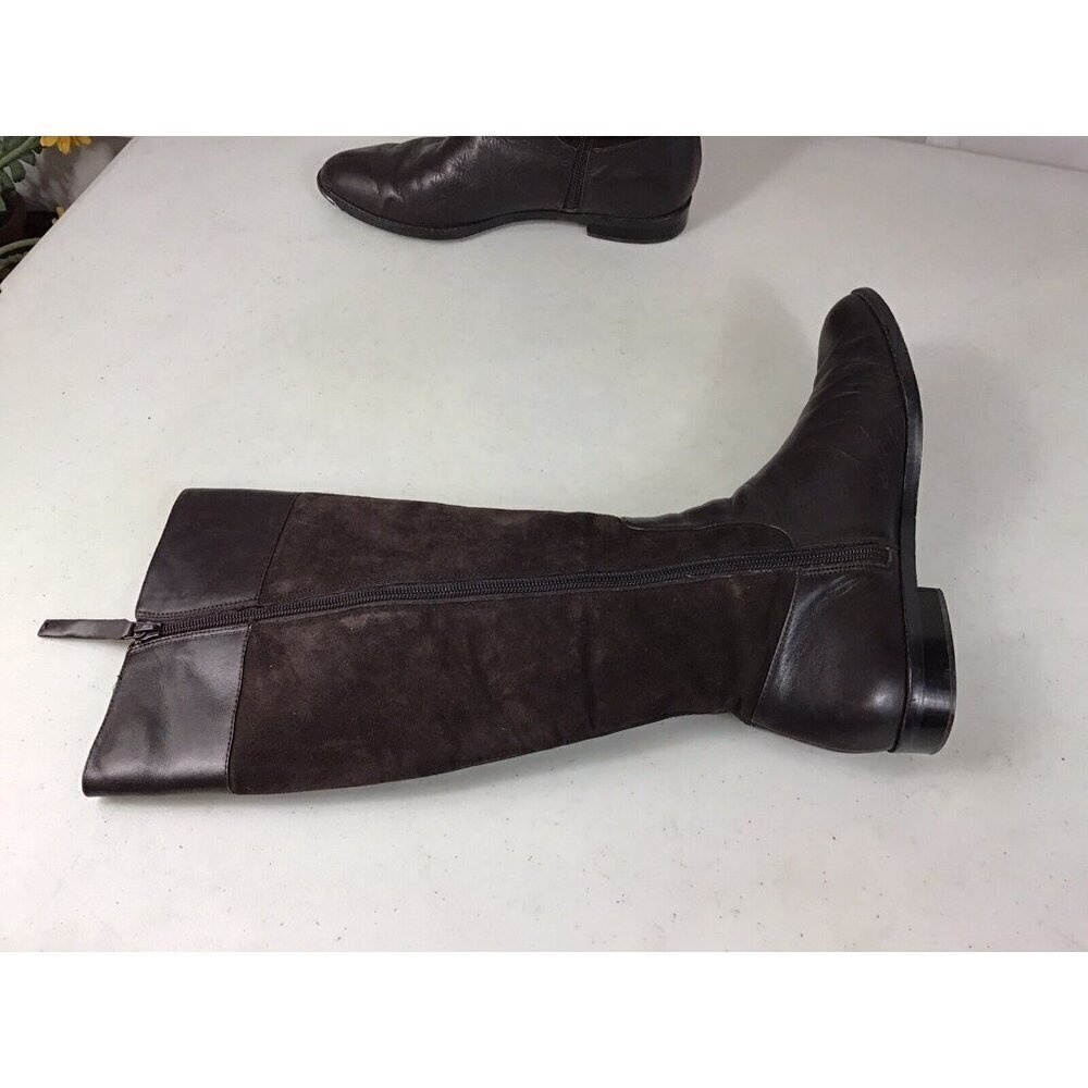 Calvin Klein Classic Leather Boots Womens 7 - Picture 3 of 9